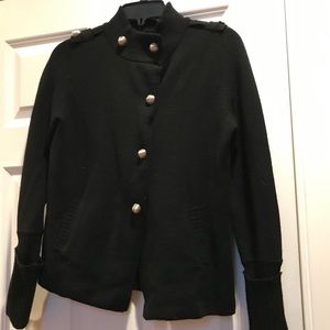 Banana Republic wool military style cardigan